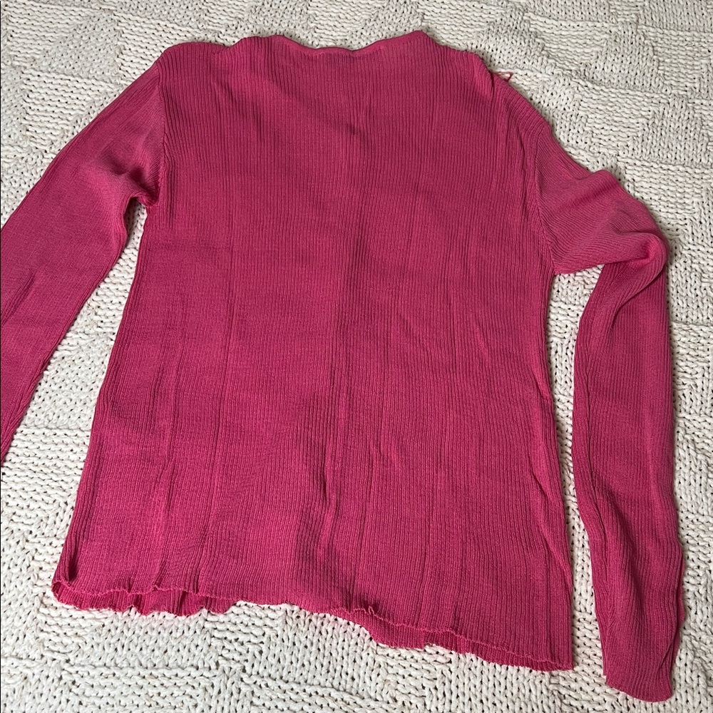 Zara Ribbed Button Up Cardigan - Picture 4 of 9
